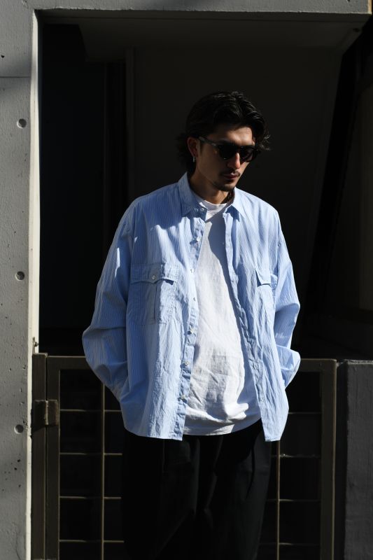 PORTER CLASSIC ROLL UP STRIPE SHIRT www.sudouestprimeurs.fr