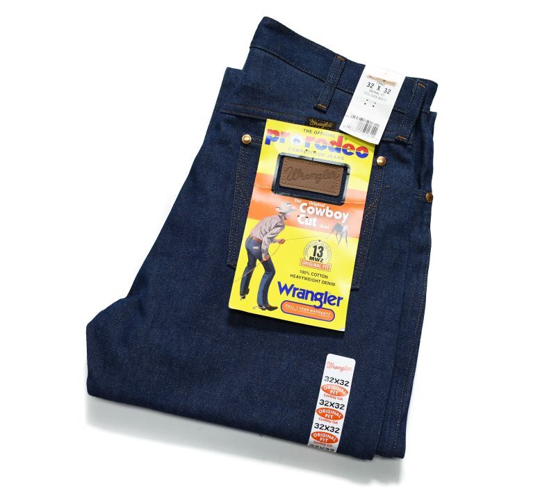 画像1: Deadstock Wrangler 13MWZ Original Cowboy Cut Jeans (1)