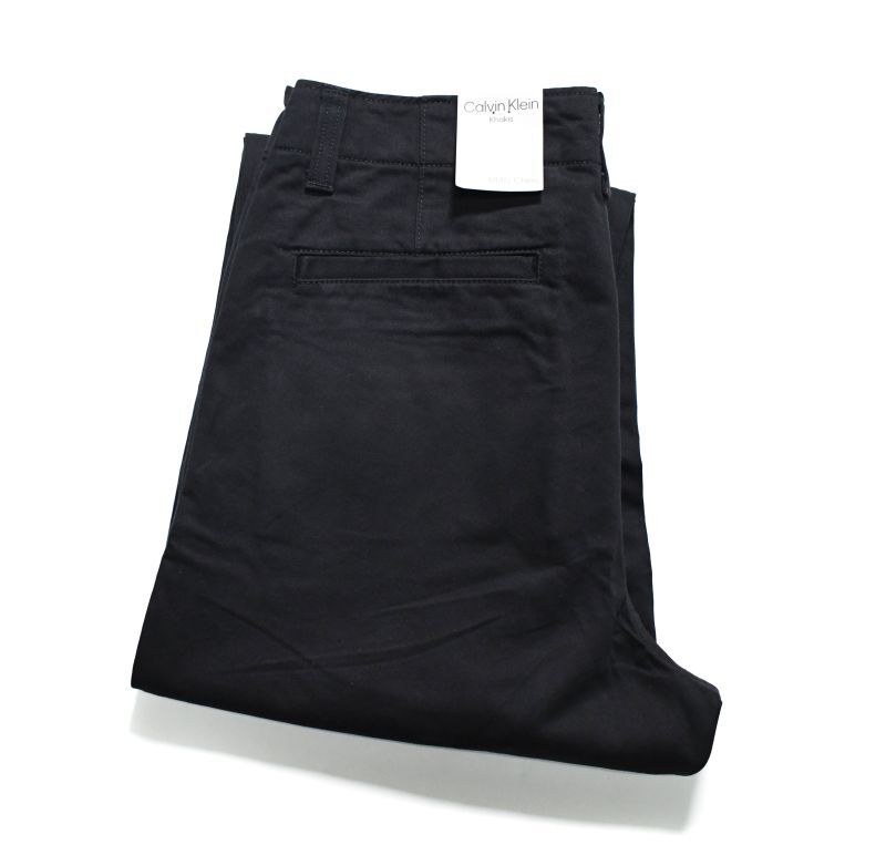 画像1: Calvin Klein Utility Chino Pants Black カルバンクライン (1)