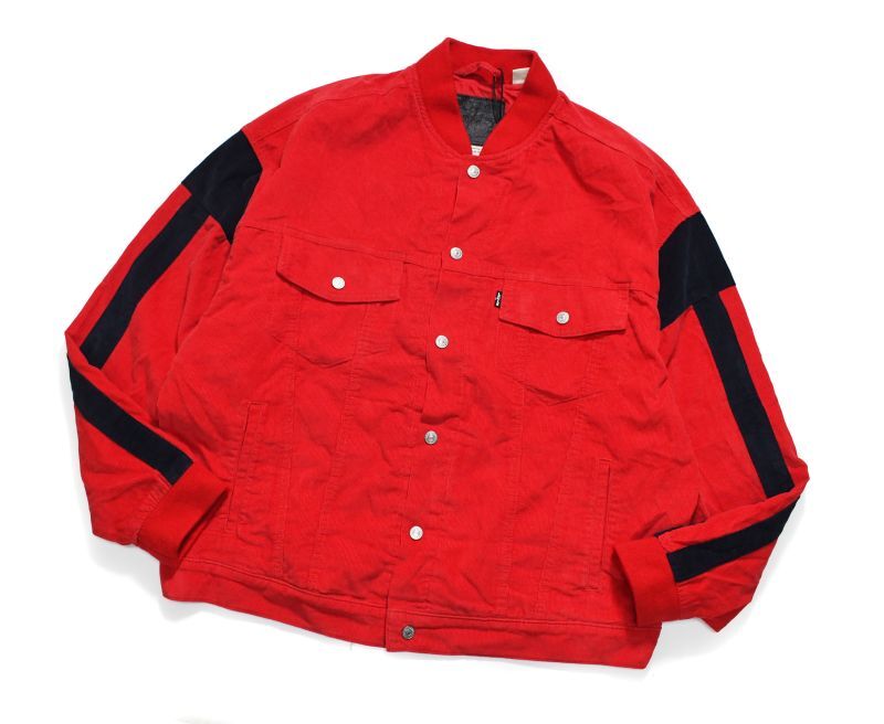 画像1: 【SALE】Deadstock Levi's Corduroy Jacket Red リーバイス (1)