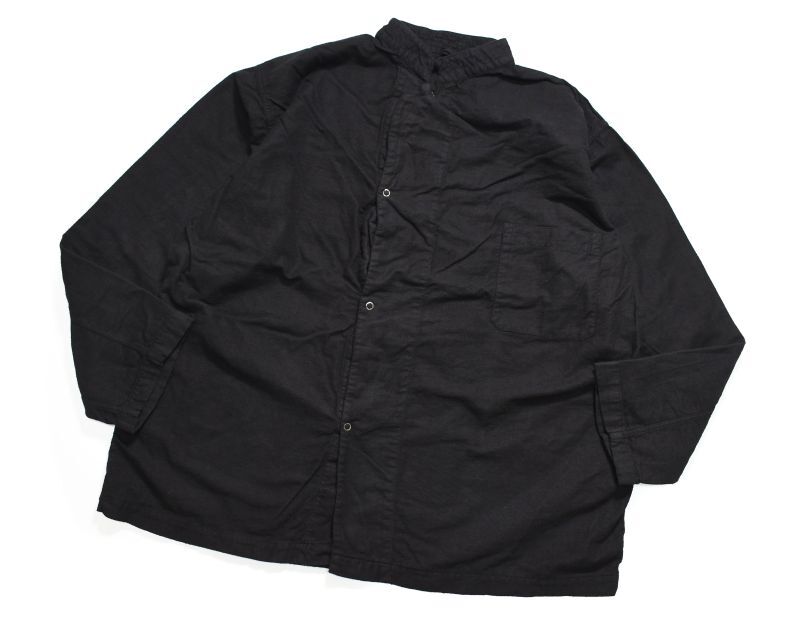 画像1: Deadstock Us GI Sleeping Shirt Black Overdye アメリカ軍 スリーピングシャツ (1)