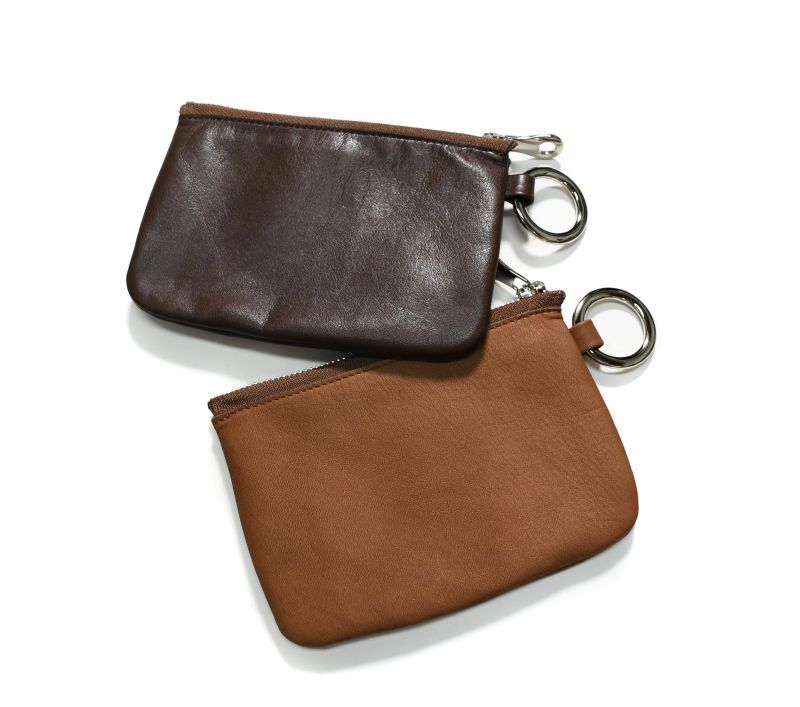 画像1: made in ASAKUSA Vintage Leather Small Wallet (1)