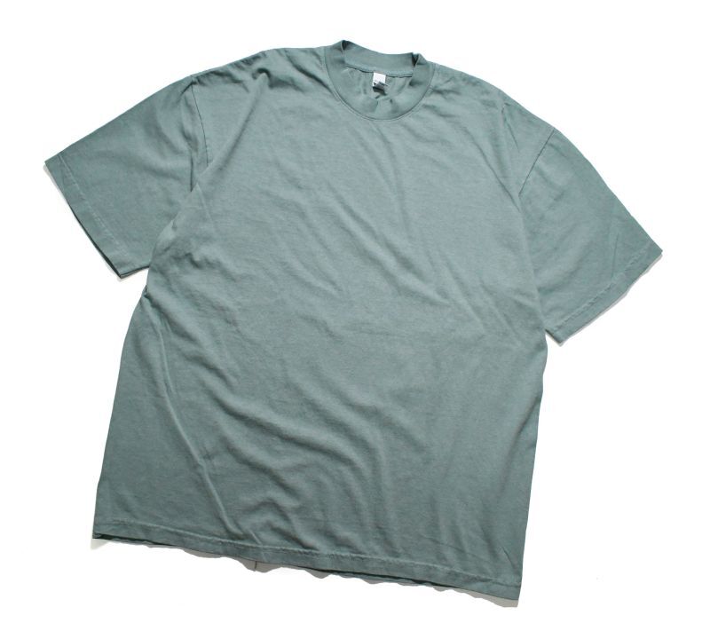 画像1: Los Angeles Apparel Garment Dye 6.5oz S/S Tee Atlantic Green ロサンゼルス アパレル (1)