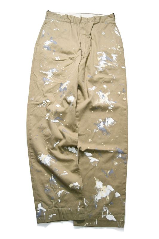 画像1: Used 60’s U.S.ARMY Painted Chino Trousers (1)