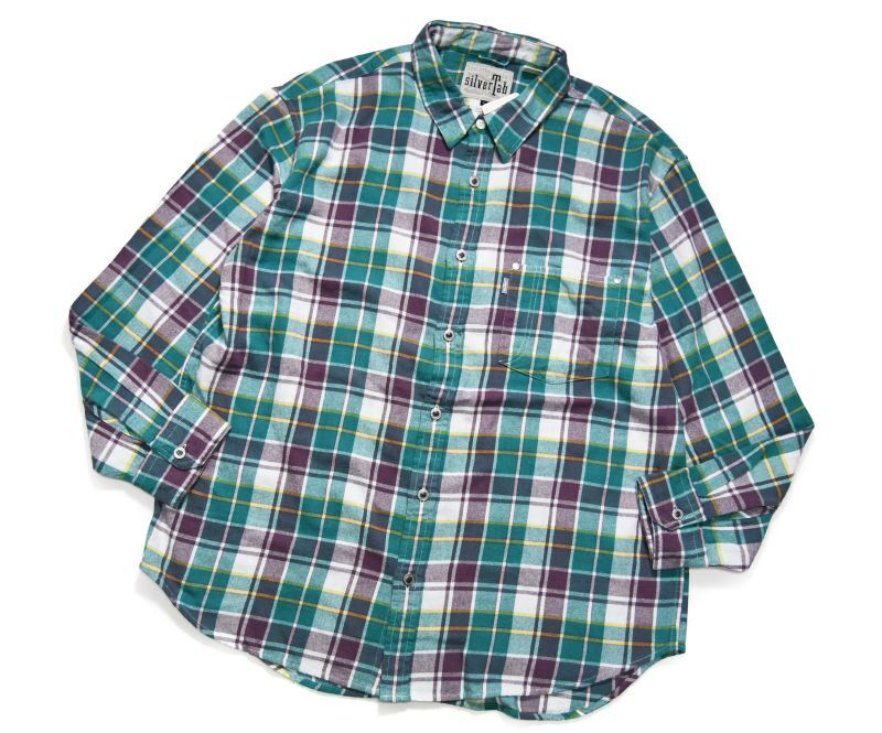 画像1: Levi's Silver Tab Oversized Flannel Shirt リーバイス (1)