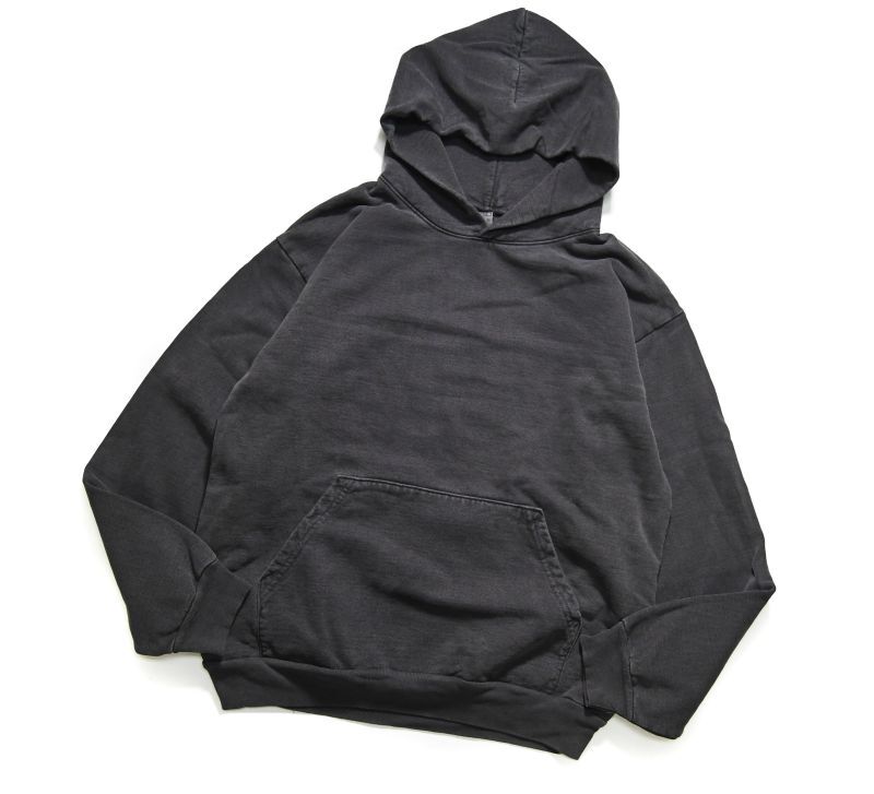 画像1: Los Angeles Apparel 14oz Sweat Hooded Pullover Vintage Black ロサンゼルスアパレル (1)