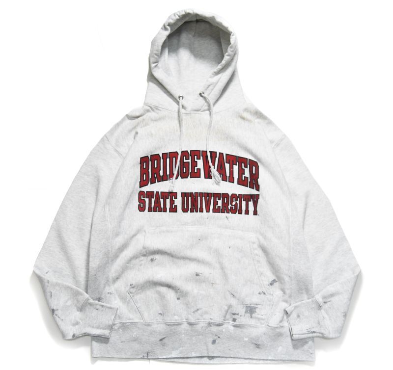画像1: Used Champion Reverse Weave Boro Sweat Hoodie "Bridgewater State University" (1)