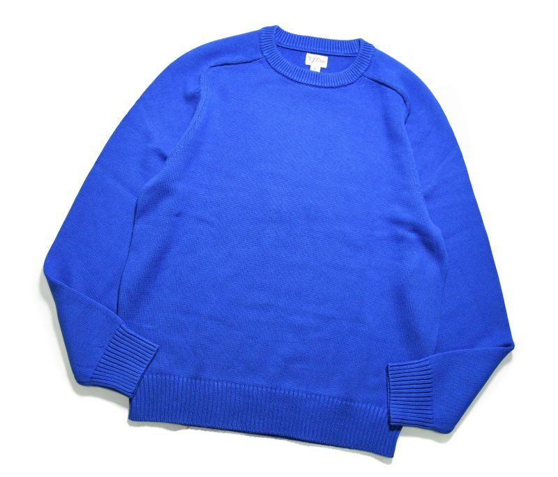 画像1: 【SALE】J.Crew Heritage Cotton Crewneck Sweater Blue (1)