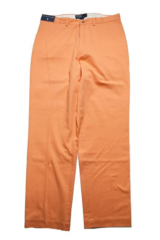 画像1: Deadstock Polo Ralph Lauren Chino Trouser Orange ラルフローレン (1)