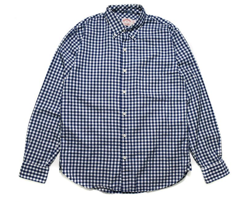 Used Brooks Brothers Gingham Check B/D Shirt