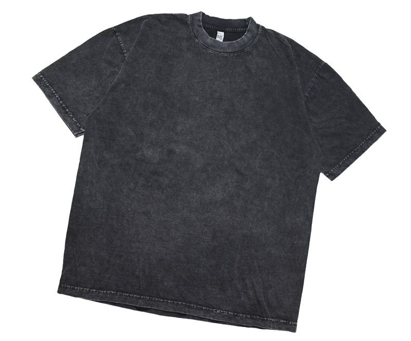 Los Angeles Apparel Mineral Wash 6.5oz S/S Tee Carbon Black ロサンゼルス アパレル