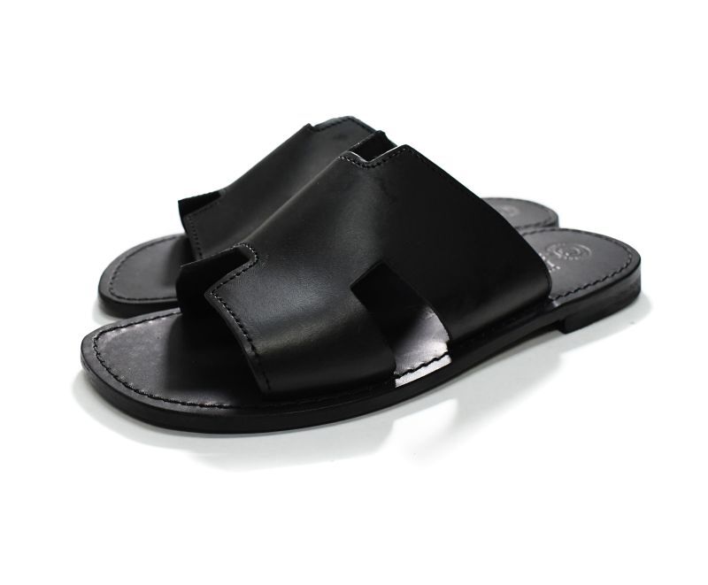 Eder Shoes 4158 Zeppa Sandals Black