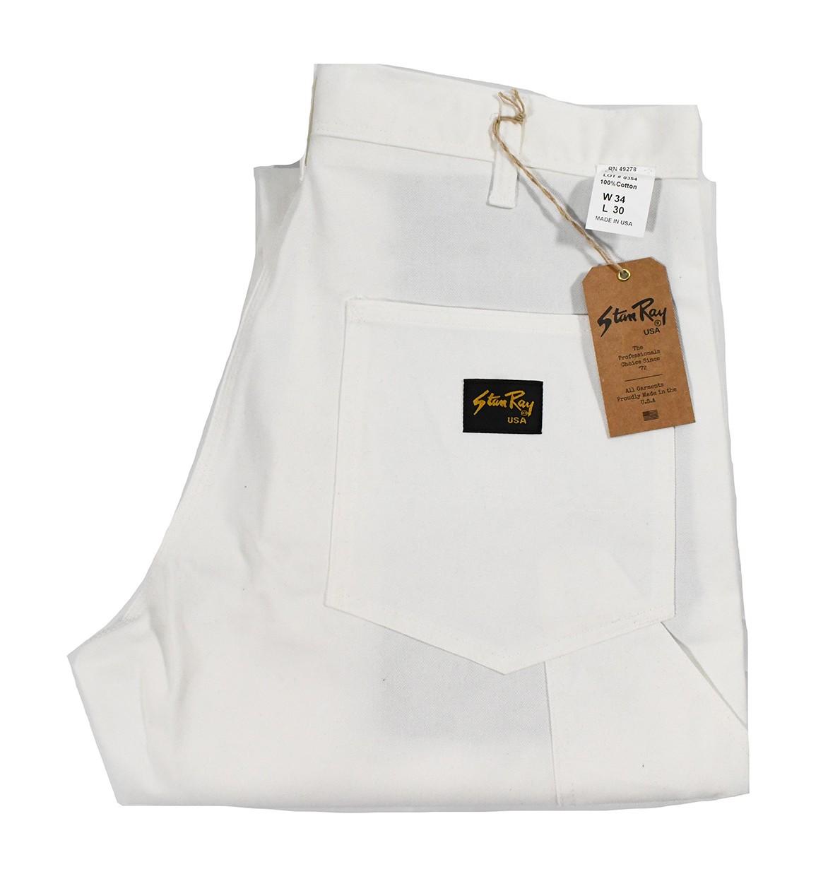 Stan Ray Double Knee Painter Pants White
