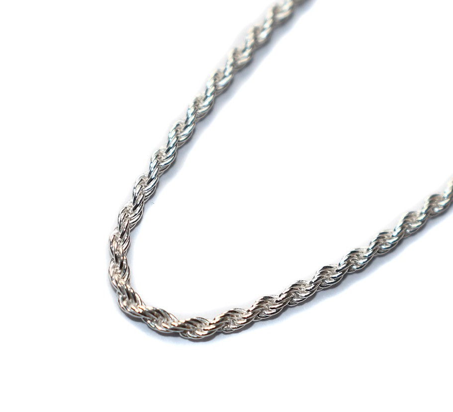 Italian Silver Necklace Screw #001