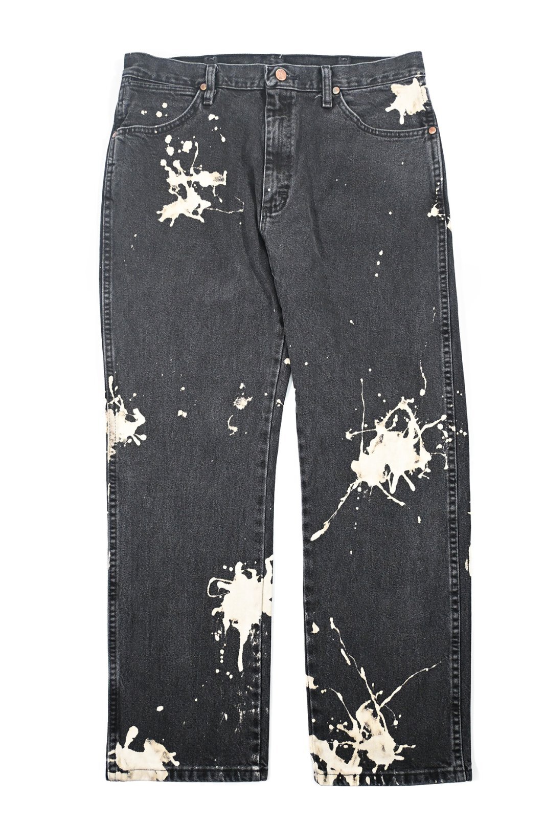 Wrangler 13MWZ Bleached Original Cowboy Cut Jeans Sulfur Black ラングラー