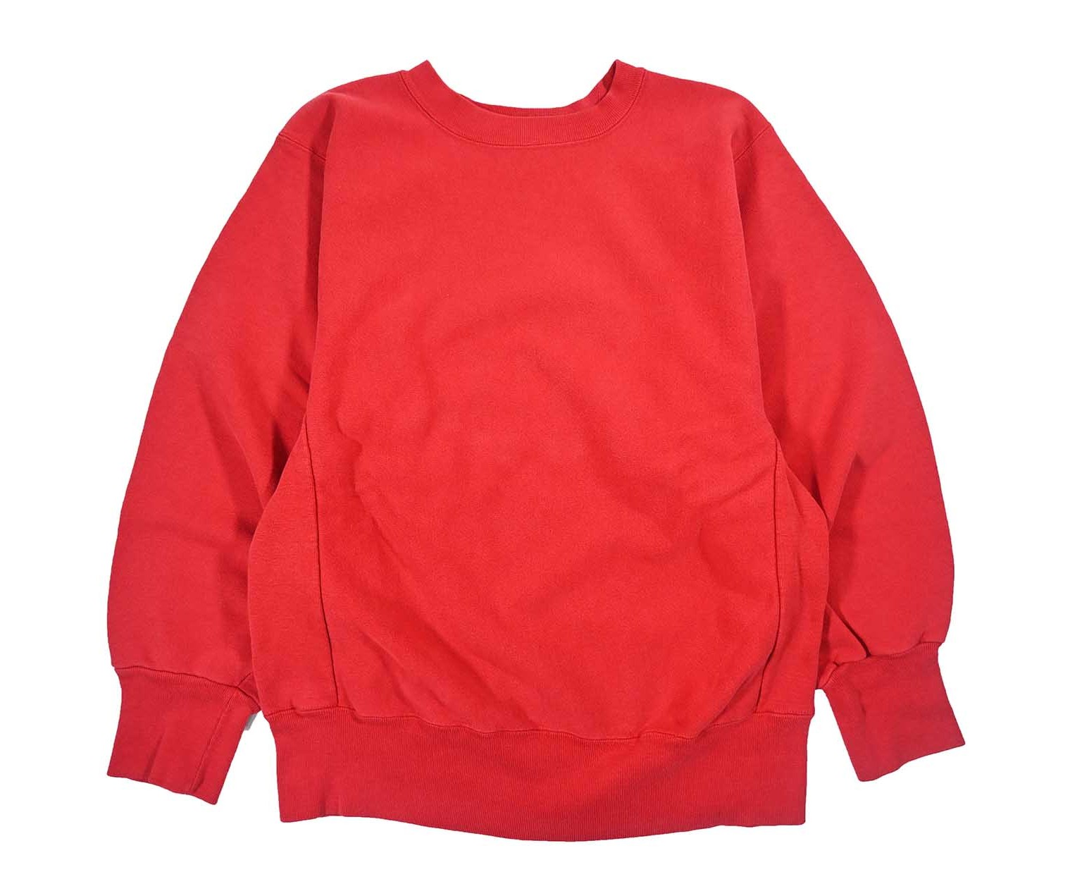 80s Used Champion Reverse Weave Sweat Shirt Red made in USA 目無し