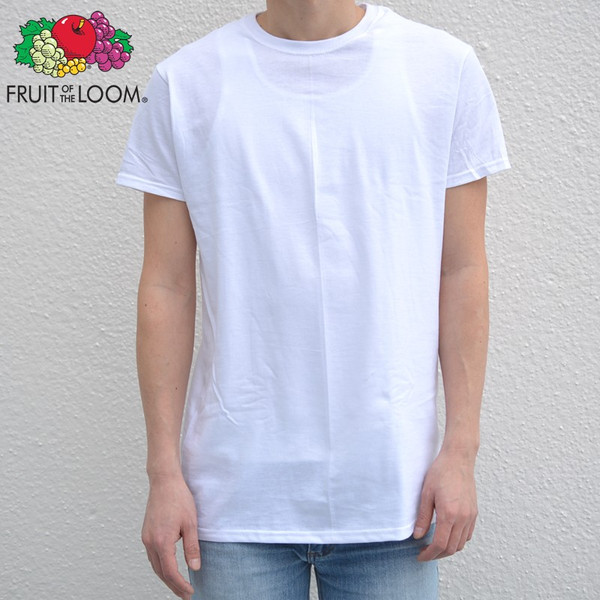 Fruit Of The Loom フルーツオブザルーム 6枚セット クルーネック 半袖 パックtシャツ ホワイト ダメージドーン公式通販サイトdamagedone Online