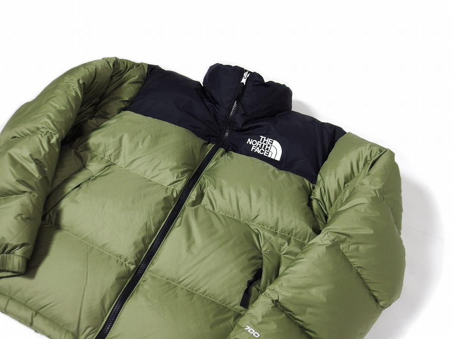 1996 retro nuptse jacket tumbleweed green