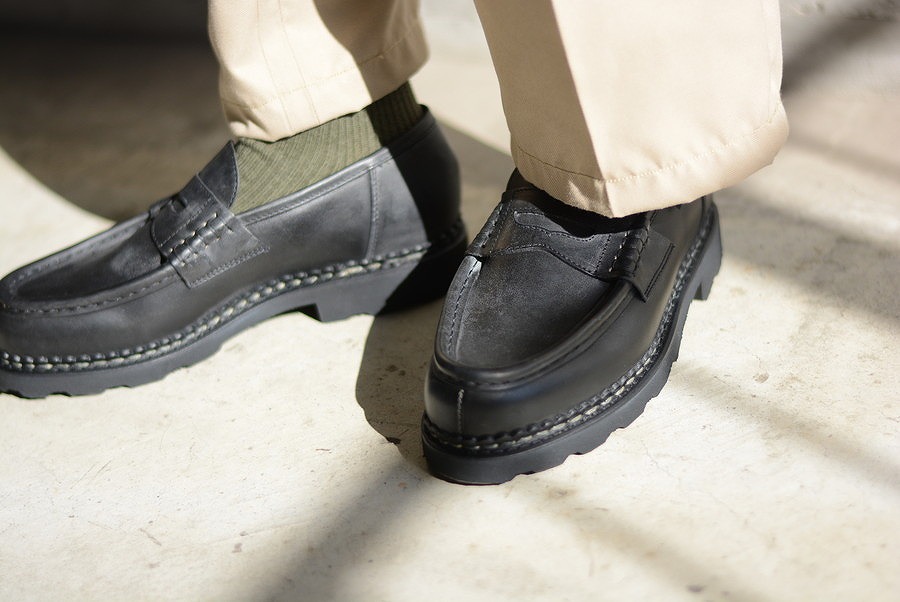 Paraboot Reims Noir パラブーツ ランス ブラック フランス製 通販 ダメージドーン公式通販サイトdamagedone Online