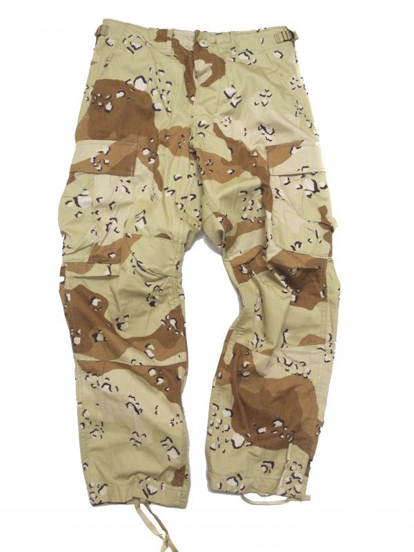 DEADSTOCK US ARMY BDU PANTS アメリカ軍 6Cデザートカモ チョコチップ ...