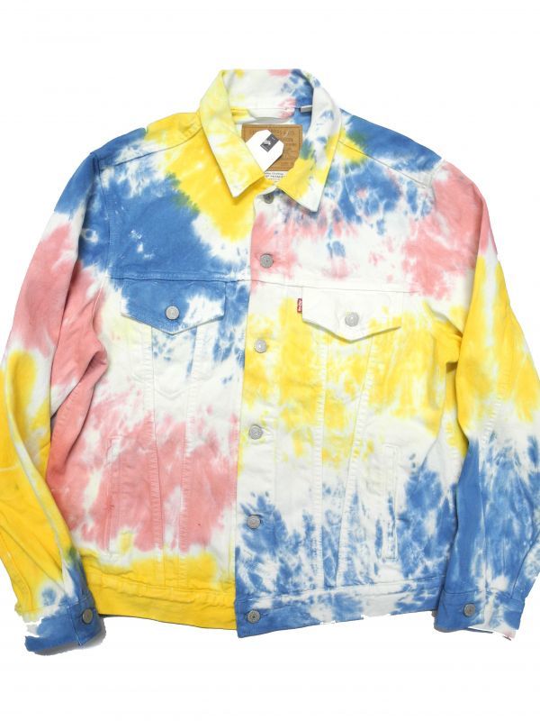 levi's tie dye denim jacket